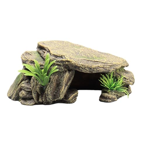 kowaku Aquarium Schildkröte Tank Dekoration Ornament Kreative Harz Schildkröte Basking Plattform Schildkröte Klettern Plattform für Schildkröten Fische von kowaku