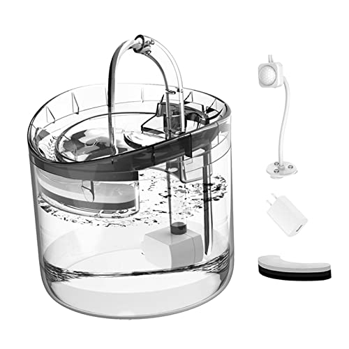 kowaku Automatischer Haustier-Trinkbrunnen 1.8L mit Wasserhahn-Kits, Induktions-Brunnen von kowaku