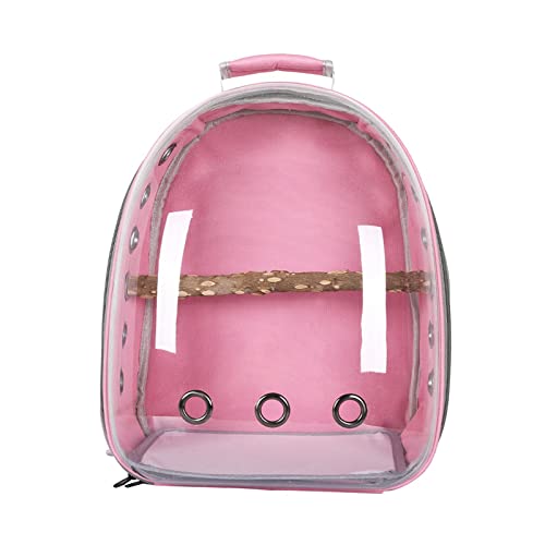 kowaku Bird Carrier Cage Schultertasche Haustier Papagei Rucksack rosa von kowaku