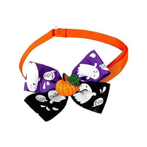 kowaku Cat Choker Necklace Thanksgiving Cat Dog Bow Tie Cat Bowties Fall Halloween Pet Bow Tie for Kitty Party Supplies Kitten Small Dog Decoration, Style E von kowaku