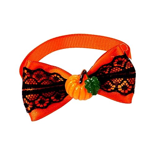 kowaku Cat Choker Necklace Thanksgiving Cat Dog Bow Tie Cat Bowties Fall Halloween Pet Bow Tie for Kitty Party Supplies Kitten Small Dog Decoration, Style H von kowaku