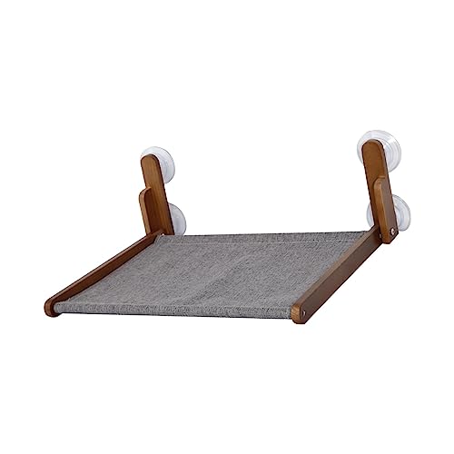 kowaku Cat Window Hammock Cat Bed Window Mounted Sleeping Bed Cat Shelves Cat Window Perch for Napping Indoor Cats Sunbathing Overlooking von kowaku