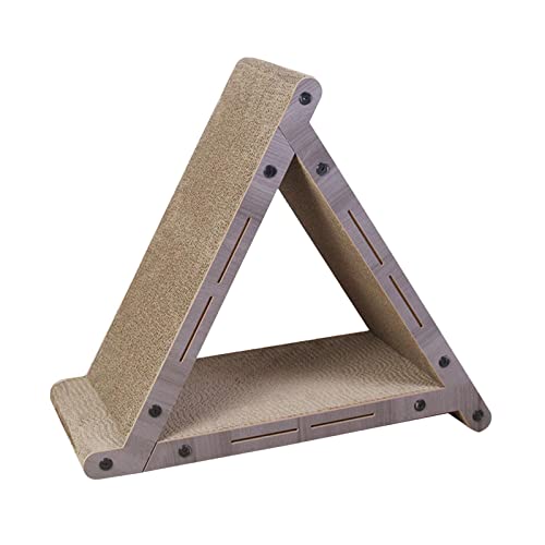 kowaku Dreieckiger Katzenkratzbaum Vertikaler Katzenkratzbaum Grind Protect Carpets Scratcher Cardboard for Cat Furniture Accessories, Katzenkratzbrett von kowaku