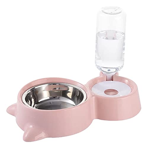 kowaku Durable Cat Bowls Automatischer Futterspender für Haustiere, Rosa von kowaku