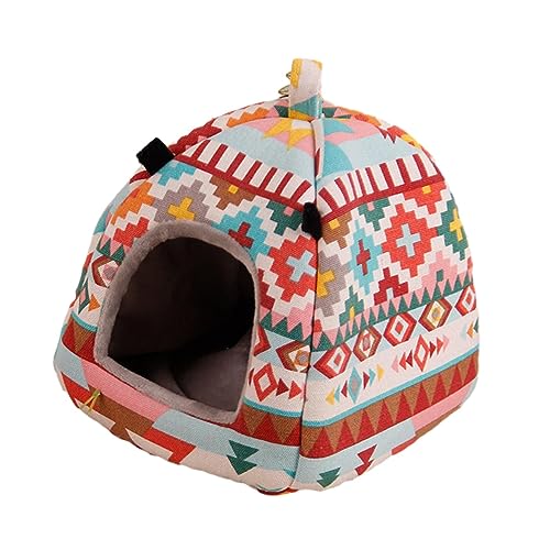 kowaku Hängende Hängematte für Papageien, Vogel-Hängematte, Spielzeug, Versteck Hütte, Vogelhaus, Papagei, Hängenest für Meerschweinchen, Lovebirds Kakadus, Häschen und Kleintiere, StyleB L 17 x 17 x von kowaku