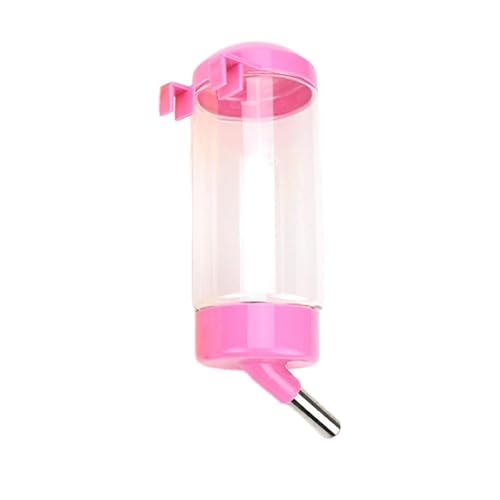 kowaku Hamster Wasserflasche Rennmaus Wasser Feeder Dispenser 400M Ratte Wasserflasche Kaninchen Trinkflasche für Kleintiere Ratte Hase, Rosa von kowaku