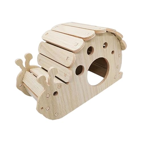 kowaku Haustier-Holzhaus, Hamster-Holzhaus, Ecke, zum Spielen und Klettern, hölzernes Hamster-Versteck für Ratten, Rennmäuse, B von kowaku