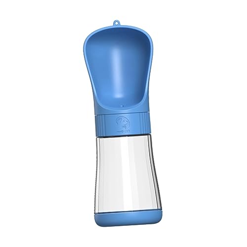 kowaku Haustier-Wasserflaschen, Hunde-Wasserbecher, faltbar, große Kapazität, Wasserkocher, Haustier-Trinkflasche, Wasserspender für Camping, Hunde, Spaziergänge, 510 ml, Blau von kowaku