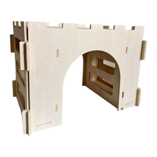 kowaku Heu-Futterstation aus Holz für Kaninchen, Spielhaus, Burg, Versteck aus Holz, Futterfutterständer, Heuspender für Rennmäuse, Chinchillas, Kleintiere kowaku Heu-Futterstation aus Holz für Kaninchen, Spielhaus, Burg, Versteck aus Holz, Futterfutterständer, Heuspender für Rennmäuse, Chinchillas, Kleintiere von kowaku