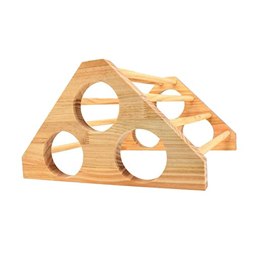 kowaku Holzständer für Papageien und Vögel, zum Aufhängen, 3 Löcher von kowaku