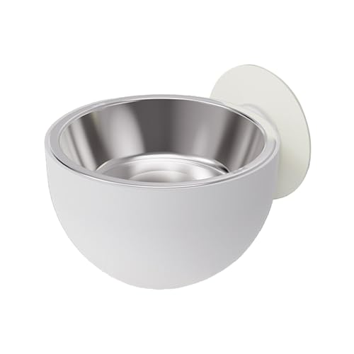 kowaku Hund Wassernapf Haustier Wasserspender Wand Mouted Kätzchen Katzen Haustier Feeder Welpen Kaninchen Kleine Mittlere Hunde Slow Feeder Hundenapf, Weiß von kowaku