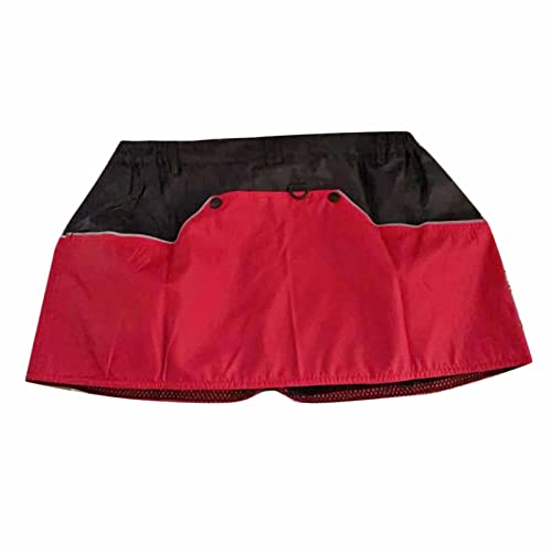 kowaku Hunde-Trainingshose, Trainer, Kleidung, Agilität, Gehorsamkeitstraining, mit mehreren Taschen, Hundetrainings-Shorts für Hundetraining, rot, M 86 cm von kowaku