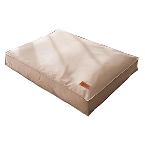 kowaku Hundebettmatte, Haustierzwingerbett, abnehmbare, bequeme Decke, Hundekistenbett, Thermomatte für Böden, Betten, Wintersofas, Innenbereich, khaki von kowaku