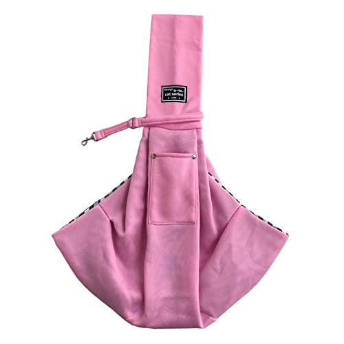 kowaku Hundetragetasche, Katzentasche, Tragetasche, Haustiertasche für Outdoor-Wandern, Rosa von kowaku