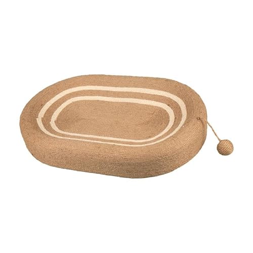 kowaku Katzenkratzer-Loungebett, interaktives Spielzeug, Ballkratzer-Pad, Kratzbett, Haustierkissen, Katzenkratzmatte zum Schlafen und Spielen von Katzen im von kowaku