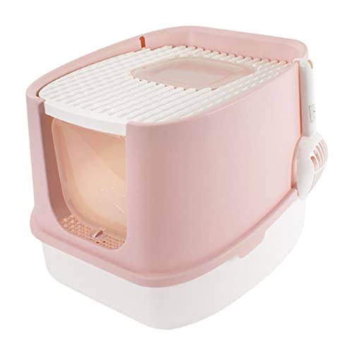 kowaku Katzentoilette, leicht zu reinigen, Kot für Gartenkätzchen, Pink M von kowaku