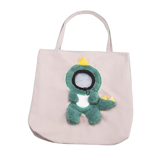 kowaku Katzentragetasche, Tragetasche für Haustiere, Brusttasche für Katzen und kleine Hunde, Handtasche, Show Head, Dinosaurier L von kowaku