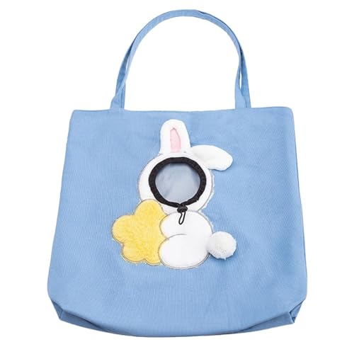 kowaku Katzentragetasche, Tragetasche für Haustiere, Brusttasche für Katzen und kleine Hunde, Handtasche, Show Head, Hase L von kowaku