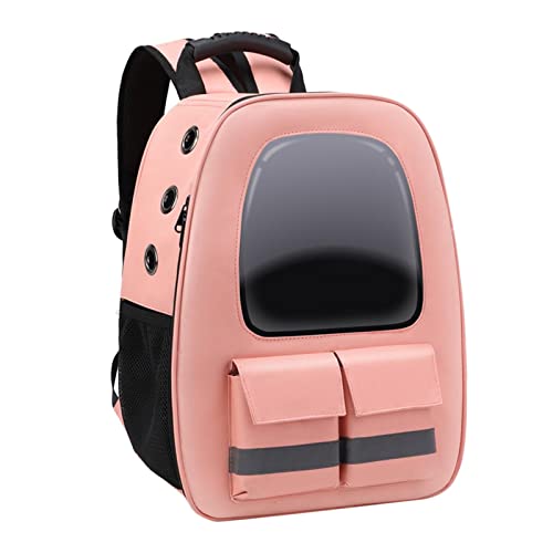 kowaku Katzentragetasche Rucksack transparent Fluggesellschaft Outdoor Reisen rosa von kowaku