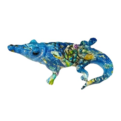 kowaku Moderne Alligator Skulptur für Zuhause Aquarium Deko, klein von kowaku