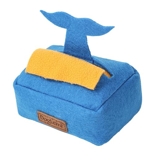 kowaku Schnüffelspielzeug in Taschentuchbox Form Interaktives Intelligenzspielzeug Und Futtersuchspiel Aus Weichem Polyester für Hunde Und Kaninchen Zur Geis, Blau kowaku Schnüffelspielzeug in Taschentuchbox Form Interaktives Intelligenzspielzeug Und Futtersuchspiel Aus Weichem Polyester für Hunde Und Kaninchen Zur Geis, Blau von kowaku