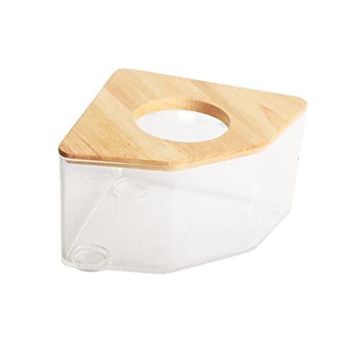 kowaku Transparente Hamster-Sand-Badewanne, für Haustiere, Badezimmer, WC, Badewanne für Rennmäuse von kowaku