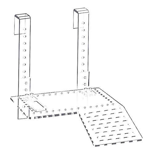 kowaku Transparente Schildkröten-Abdeckplattform, Terrasse, langlebiges Kletterregal, stabil, Größe S von kowaku