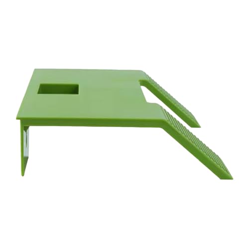 kowaku Turtle Resting Basking Platform Reptil Tank Ladder Climbing Ramp Turtle Tank Platform for Frosch Newts Schildkröten Green Large von kowaku