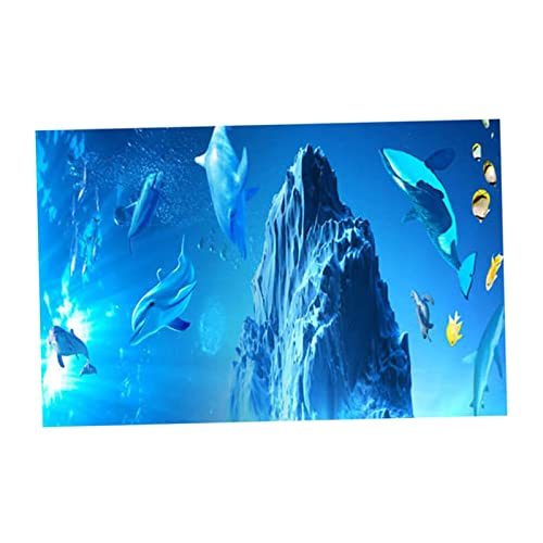 kowaku Unterwasserwelt Dekor für Aquarium, 3D-Effekt, Selbstklebend, Poster von kowaku