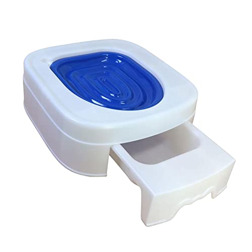 kowaku Urinal-Katzentoilette, Toilettenauflage, Trainer, Katzentoilette, Training, für Kaninchen, Kätzchen, kleine, mittelgroße und große Katzen, Welpen, Reisen, Blau von kowaku