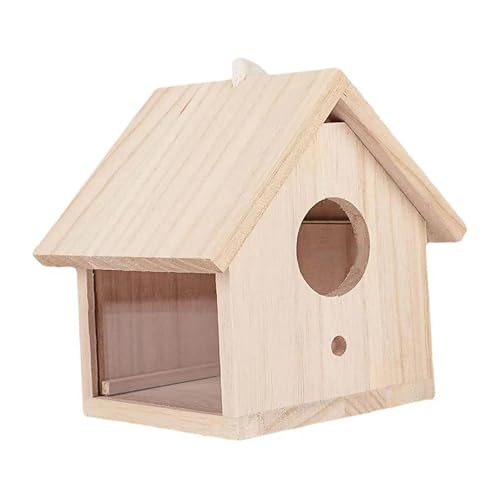 kowaku Vogelhaus Zum Aufhängen, Vogelhaus für Kleine Vögel, Draußen, für Die Gartenbeobachtung von kowaku