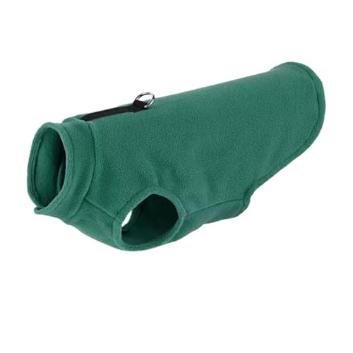 kowaku Warmer Hundepullover, Fleeceweste, Haustierkleidung, Bekleidung mit D-Ringen, Leine, hält warm, gemütliche Mäntel für kaltes Wetter für Partys im von kowaku