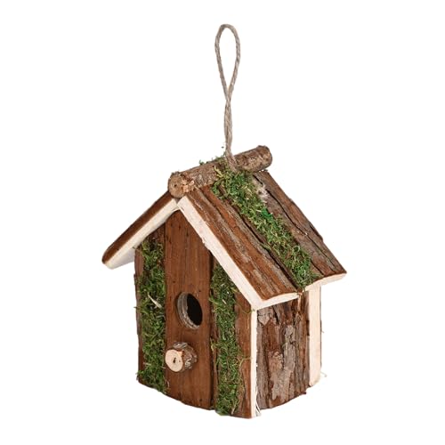 Vogelhaus aus Holz zum Aufhängen, für Vogelzucht, dekorativer Vogelnest für kleine gefiederte Vögel, Naturliebhaber von kwoifioy