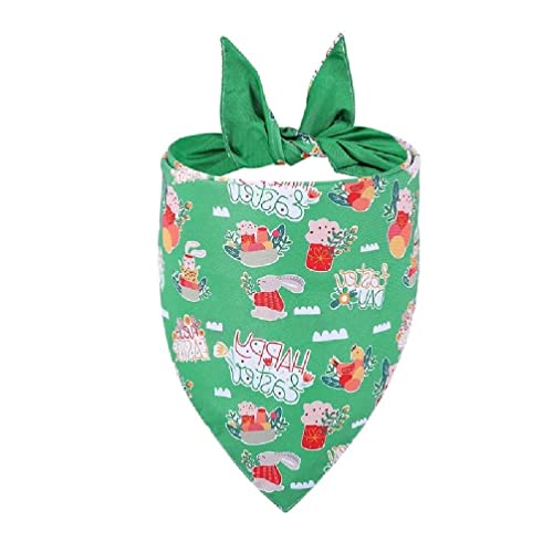 kwoifioy DogScarf Halstuch für Weihnachten, Hundehalstuch, Halstuch, Weihnachten, Haustier-Foto-Requisite, Hundeschal von kwoifioy