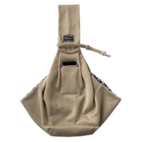 kwoifioy Hundetragetasche mit Druckknopf, Schultertasche für kleine Welpen, Tierreisen, Schultertasche, Hunde, Brusttaschen, kleine Haustiertragetasche, Kleintiere, Haustiertragetasche, Geldbörse, Schulter von kwoifioy