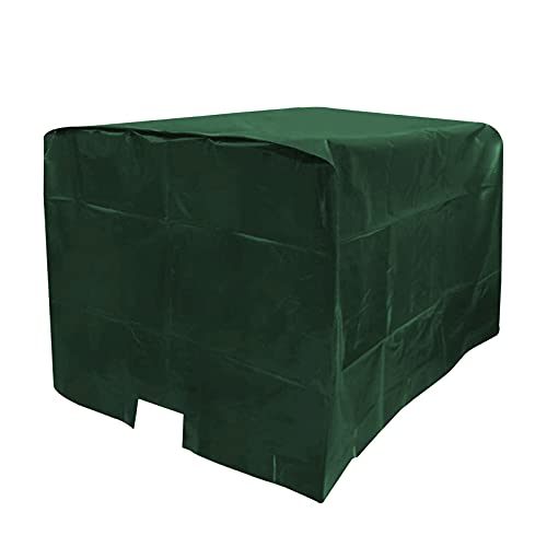 kyaoayo Wassertank Abdeckung IBC，Tank Schutzabdeckung，Behälter wasserdichtes staubdes Tonfalle Folie Abdeckung，für IBC-Tank Container 120 * 100 * 116cm (Grün) von kyaoayo