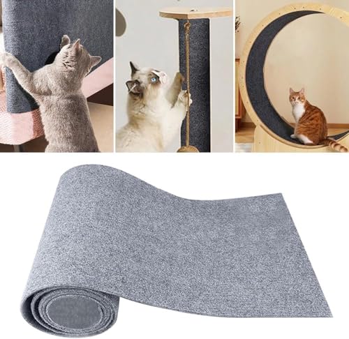 laamei Kratzmatte Selbstklebend,30cm*30cm Kratzmatte für Katzenwand,DIY Zuschneidbare Kletter-Katzenkratzer,Kratzmatte Katze Sofa MöBelschutz für Schützt Teppiche Sofa MöBelschutz von laamei