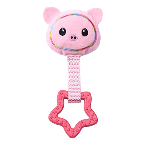 lamphle Pet Molar Toy Creative Relieve Langeweile Leichte Plüschhülle Maus Haustier Molar Spielzeug für Welpen Hellrosa von lamphle