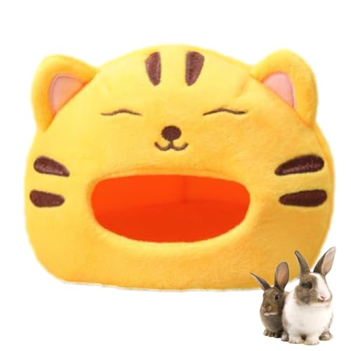 lanliflying Guinea House Bett – Tiger Design Hamster Spielzeugnest – Niedliches bequemes Meerhausbett für syrischen Hamster, Hamster von lanliflying