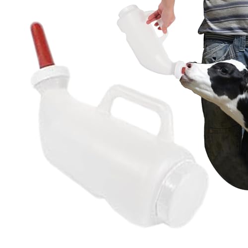 lanliflying Milch-Futterspender für Nutztiere, Mehrzweck-Lammmilch-Eimer, Ziegenmilchflasche, tragbare Lammmilch-Trink-Futterspender, Milchfuttereimer für Schweine, Hunde, Katzen, Kühe von lanliflying