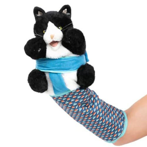 Katzen-Puppenringer, Cat Puppet Wrestler, Katzen Puppet Wrestler, Cat Wrestler Puppet, Interaktives Katzenspielzeug, Cat Wrestling Toy Puppet, Katzen Handpuppen Kuscheltier, Katzen Wrestling Spielzeug von laxreheye