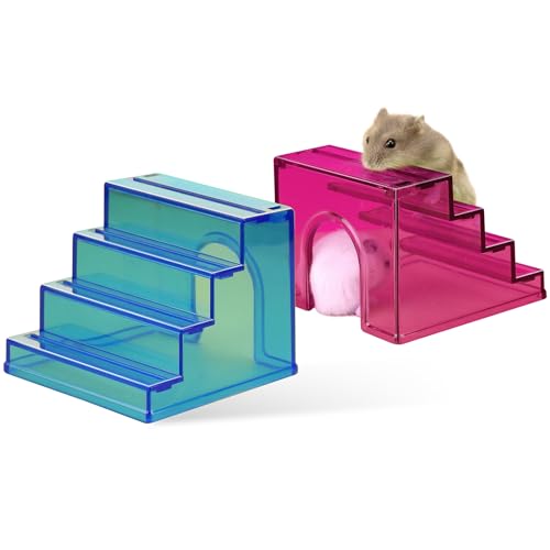 Hamster-Kletterleiterhaus (blau + pink) von lazYYzal