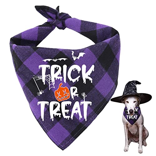 Halloween-Hundehalstücher | leuchtendes Halloween-Hunde-Halstuch, Dreieckstuch für Halloween, Urlaub, Haustier-Kostüm, Dekorationen Lear-au von lear-au