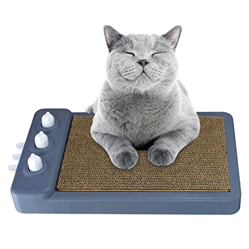 Pet Scratch Pad Pappe, langlebiges Whack-a-Mole Katzenspielzeug mit Kratzbrett | Katzenkratzbretter zum Schlafen und Spielen Lear-au von lear-au