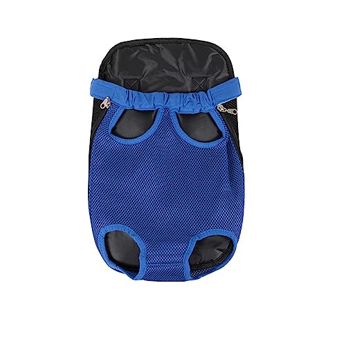 Leconpet Haustier-Trage-Rucksack, Beine Out Verstellbarer Haustier-Front-Katzen-Hundetrage-Rucksack, einfache Passform, Hunde-Reiserucksack, Tragetasche für Wandern, Katzen (L, blau) von leconpet