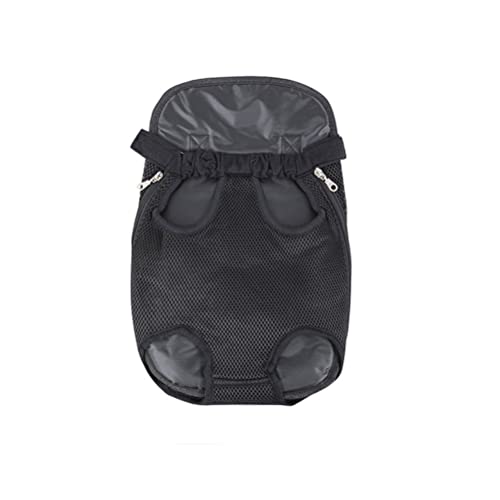 Leconpet Haustier-Trage-Rucksack, Beine Out Verstellbarer Haustier-Front-Katzen-Hundetrage-Rucksack, einfache Passform, Hunde-Reiserucksack, Tragetasche für Wandern, Katzen (S, schwarz) von leconpet