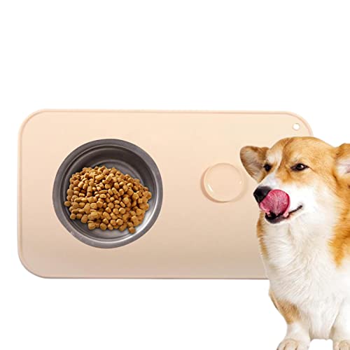 Haustier-Essmatte | Fressnapf-Futtermatte für Haustiere | Futtermatte mit auslaufsicherem Design für Katzen, Hunde und andere Tiere von lencyotool
