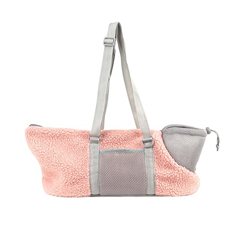 Pet Outing Handtasche - Kleine Hundetasche, Welpen-Katzentrage, verstellbare Reisetasche für Hunde, atmungsaktive Umhängetasche für Haustiere mit Seitentasche, geeignet für kleine Hunde Katzen von lencyotool