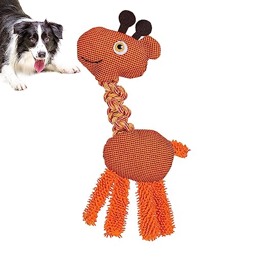 leryveo Hunde-Quetschspielzeug, Plüsch-Soundspielzeug für Haustiere | Kuscheltiere Cartoon Squeeze Plüschtiere - Welpengeräusche erzeugendes Spielzeug zur Zahnreinigung für Wohnzimmer, Camping, Par, von leryveo