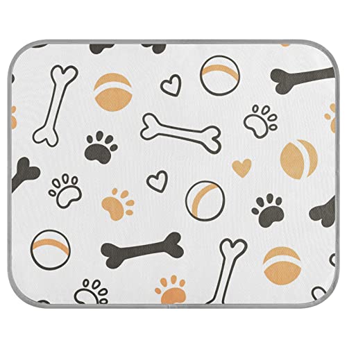 linqin Haustier-Kühlmatte für Hunde und Katzen, waschbar, Eisseide, Kühlkissen für Katzen, Hundespielzeug, Knochen, Hundekäfige, Pad für Hundekäfige von linqin